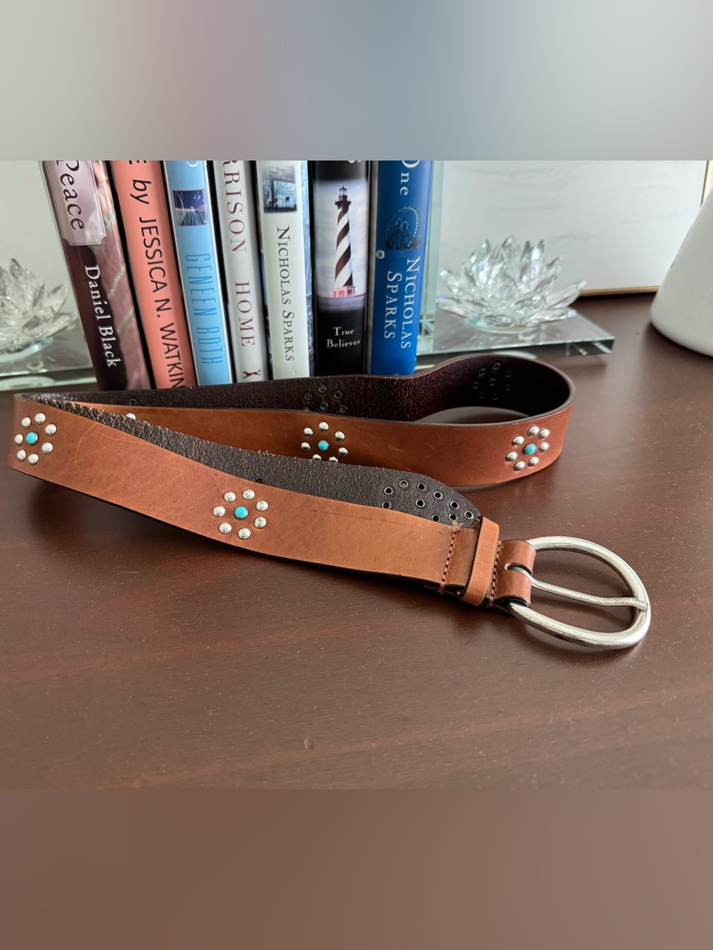 J. Jill  Leather Studded Belt